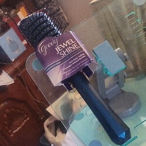 Jewel Shine Hair Brush - Black
